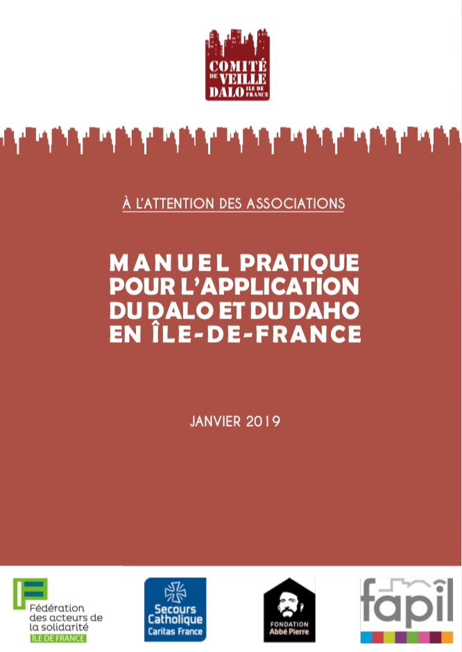  Manuel pratique pour l'application du DALO et du DAHO en Île-de-France